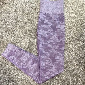Gymshark Adapt purple camo leggings